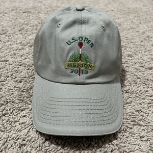 US Open Golf Hat Khaki Merion 2013 USGA Member Blockhead Strapback Embroidered